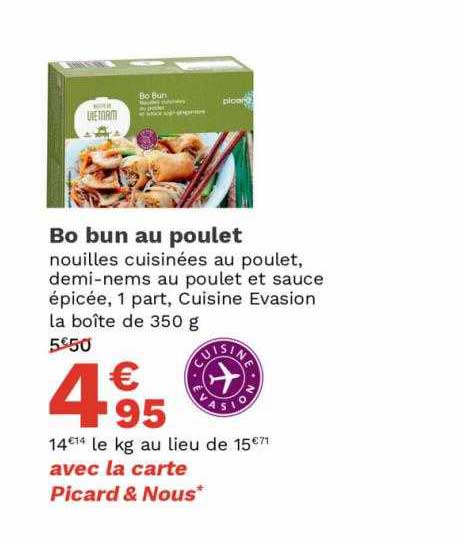 bo bun au poulet