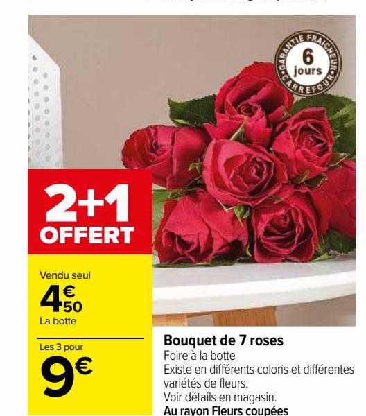 Bouquet De 7 Roses