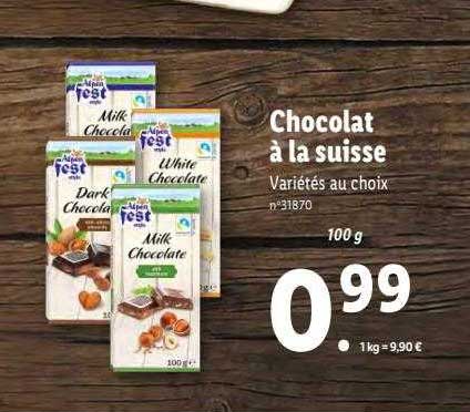 chocolat à la suisse alpen fest style