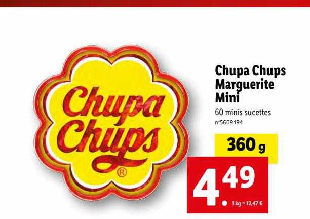 chupa chups marguerite mini