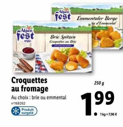 croquettes au fromage alpen fest