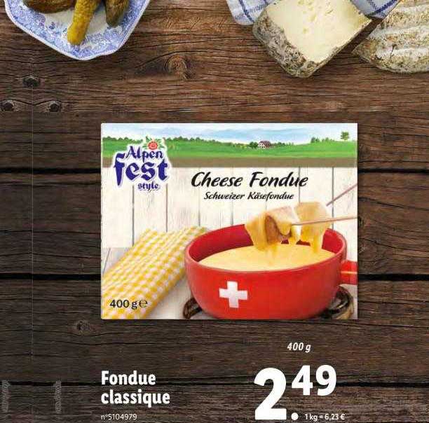 Fondue Classique Alpen Fest