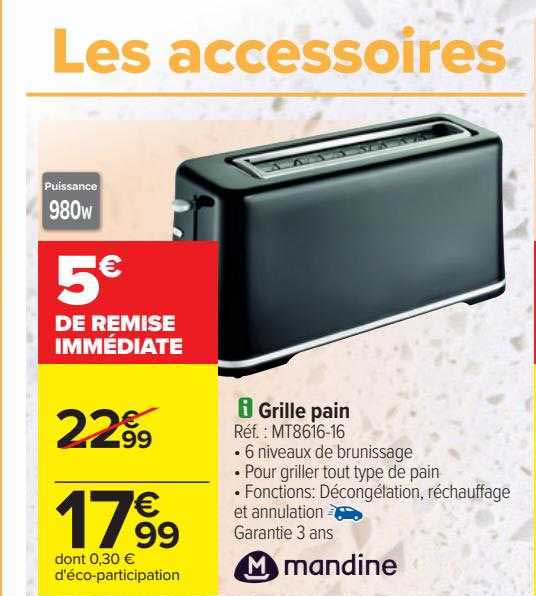 Grille Pain Mandine