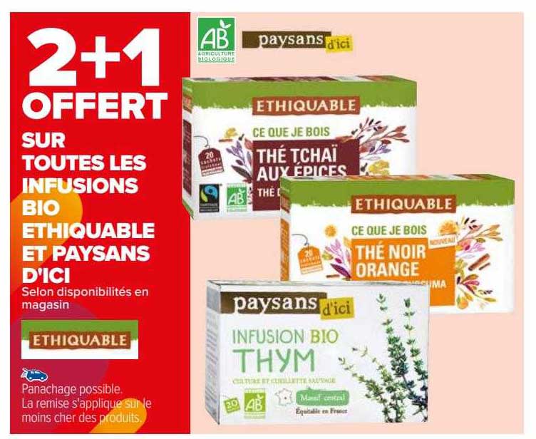 Infusions Bio Ethiquable Et Paysans D'ici