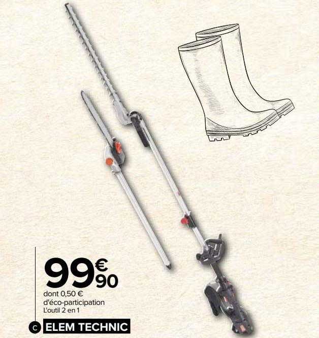 l'outil 2 en 1 elem technic