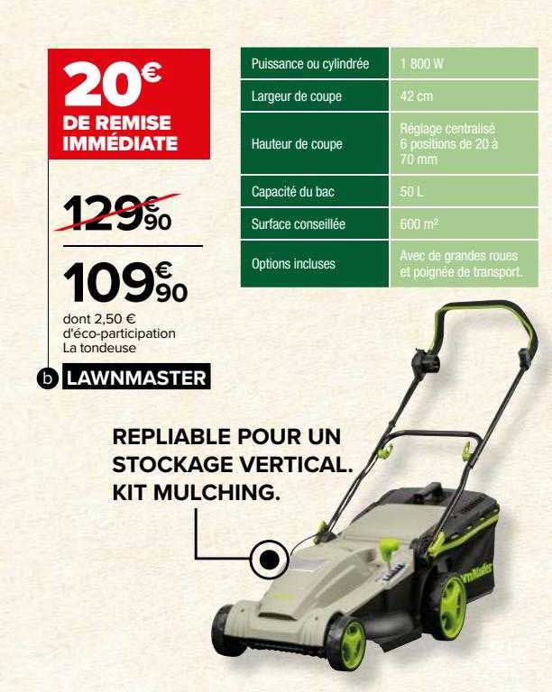 la tondeuse lawnmaster