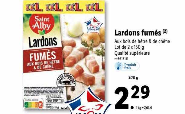 Lardons Fumés Saint Alby