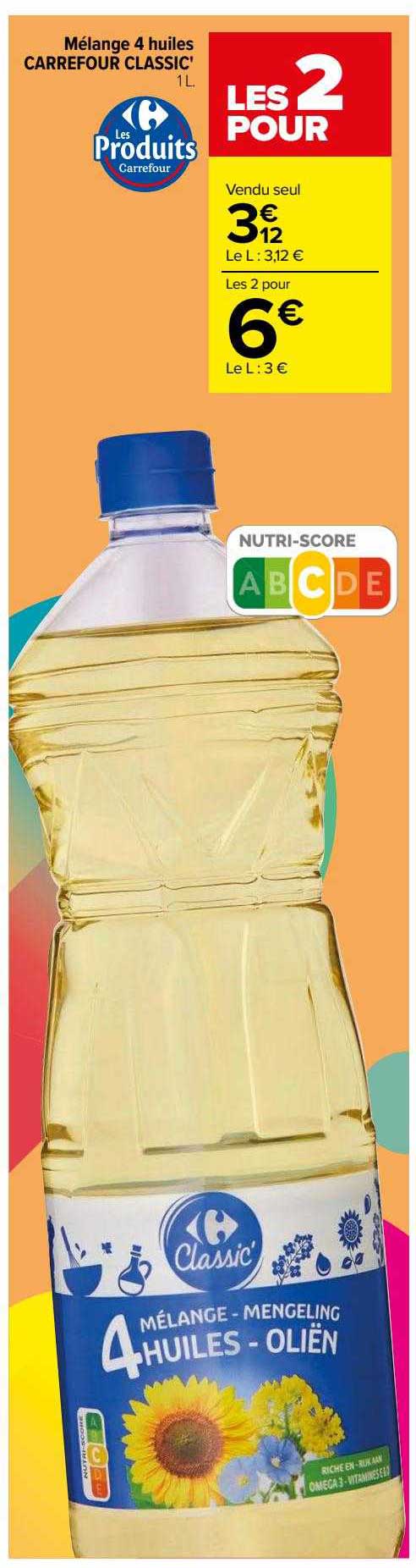 Mélange 4 Huiles Carrefour Classic'