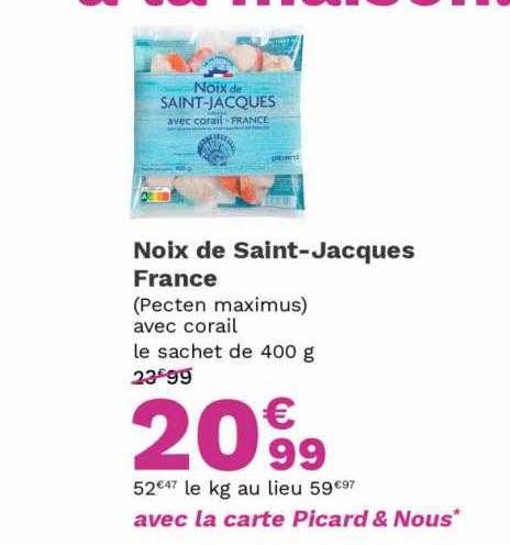 noix de saint-jacques france