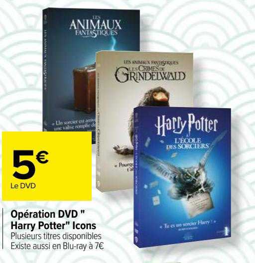 opération dvd "harry potter" icons