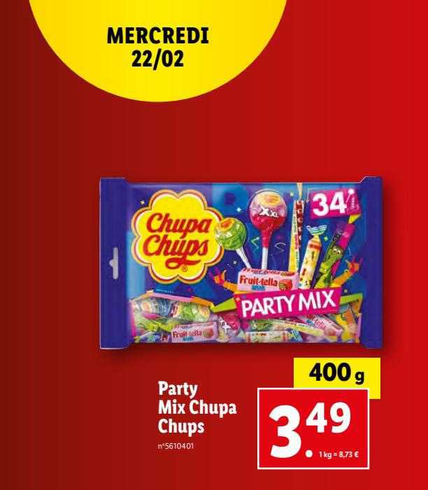 party mix chupa chups
