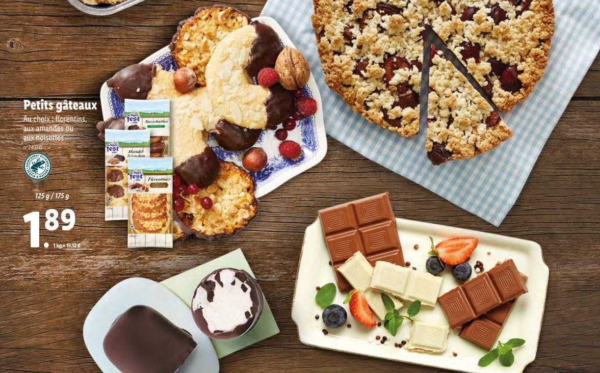 petits gâteaux alpen fest style