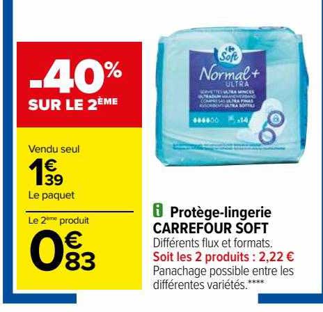 protège-lingerie carrefour soft