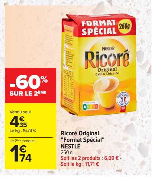 ricoré original "format spécial" nestlé