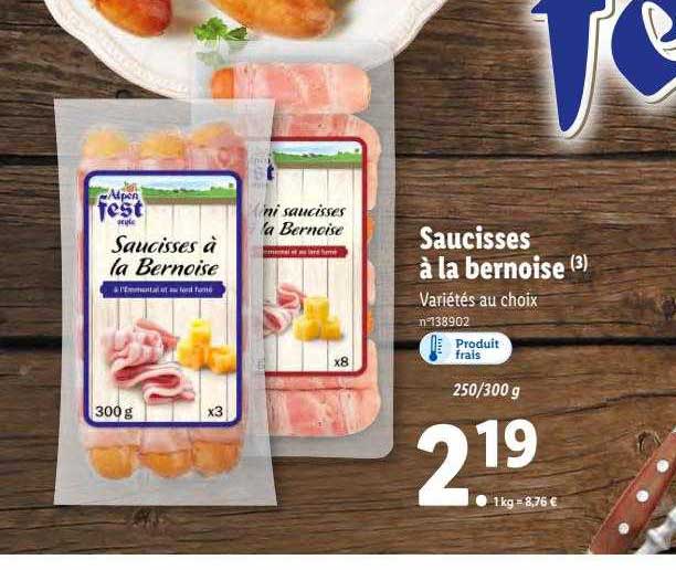 saucisses à la bernoise alpen fest