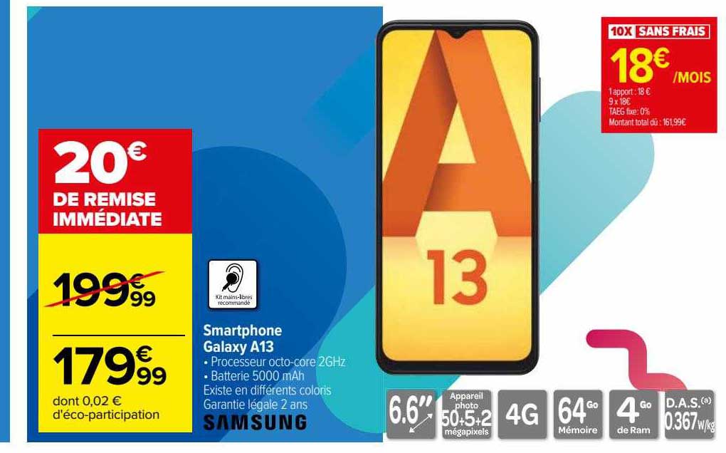 smartphone galaxy a13 samsung