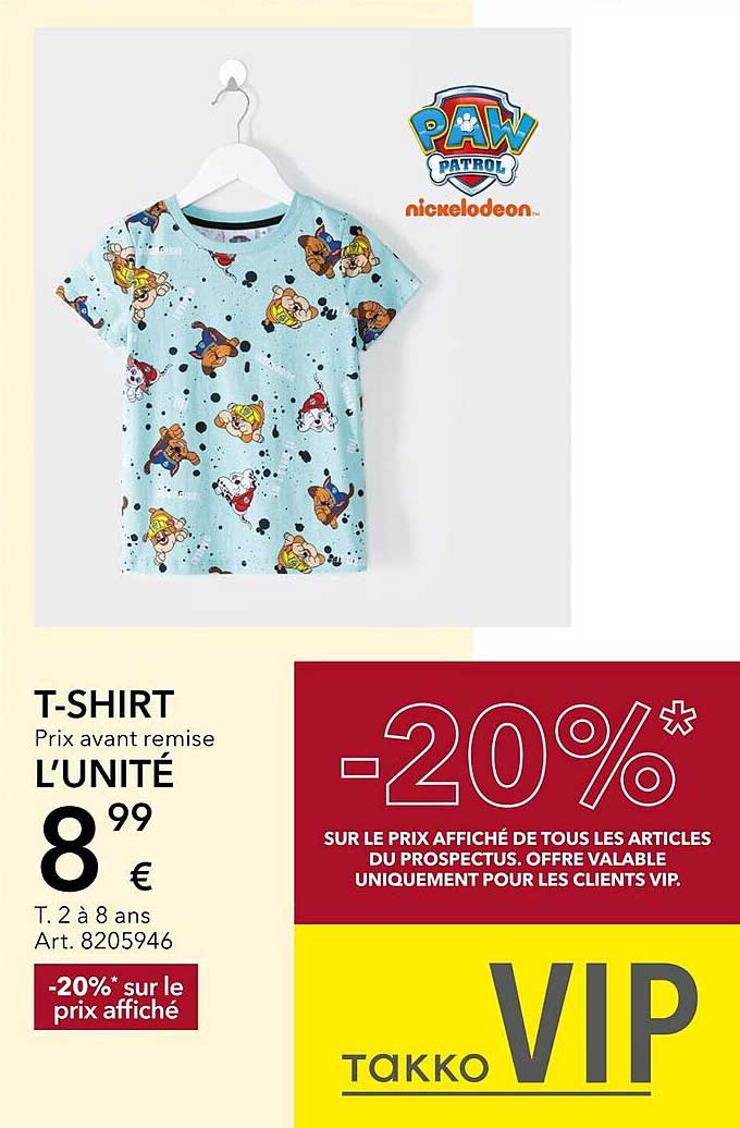 t-shirt paw patrol nickelodeon