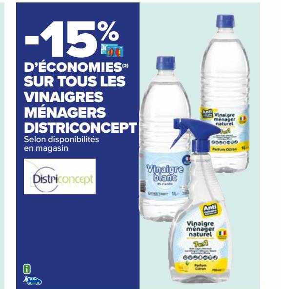 vinaigres ménagers districoncept