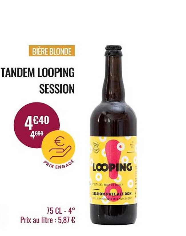 Bière Blonde Tandem Looping Session