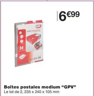 boîtes postales medium "gpv"
