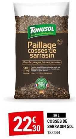 cosses de sarrasin 50l