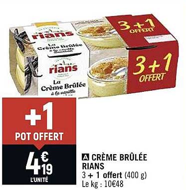crème brûlée rians
