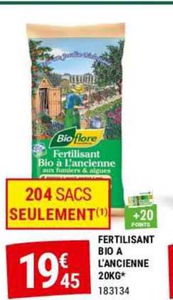 fertilisant bio à l'ancienne 20kg