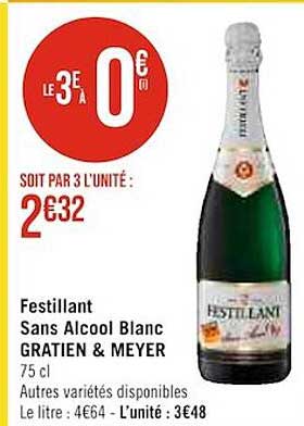festillant sans alcool blanc gratein & meyer
