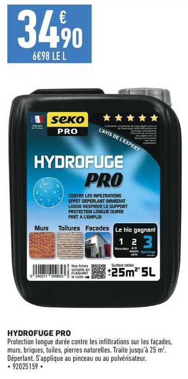 hydrofuge pro seko