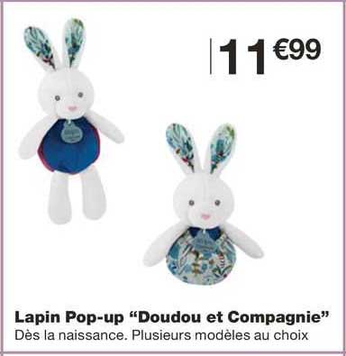 Lapin Pop-up "doudou Et Compagnie"