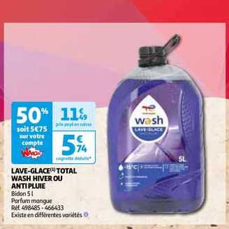 lave-glace total wash hiver ou anti pluie