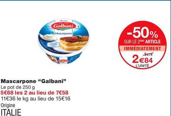 Mascarpone "galbani"