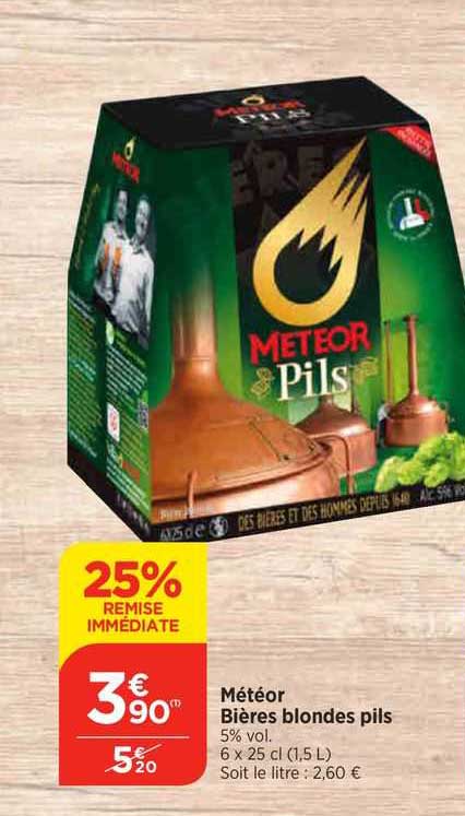 Météor Bières Blondes Pils