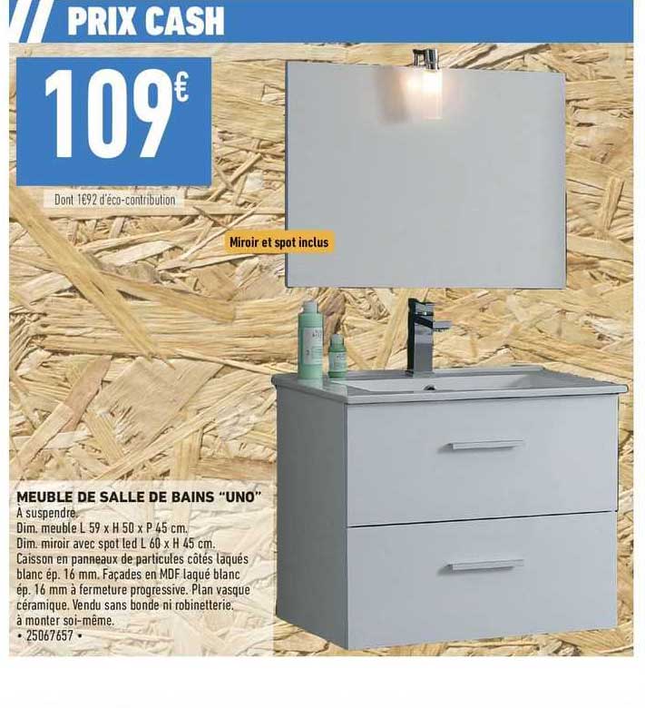 Meuble De Salle De Bains "uno"