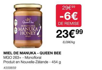 miel de manuka - queen bee