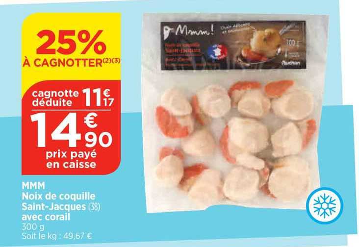 Mmm Noix De Coquille Saint-jacques Avec Corail