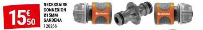 Necessaire Connexion ø15mm Gardena