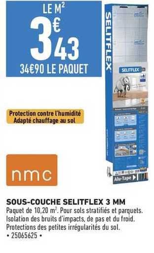 nmc sous-couche selitflex 3 mm