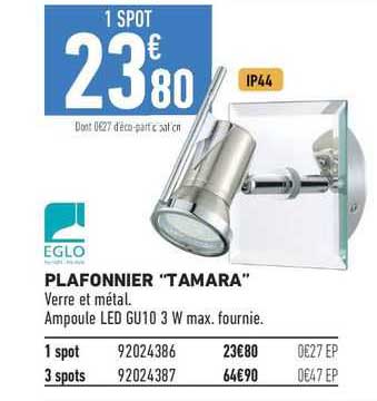 plafonnier "tamara" eglo
