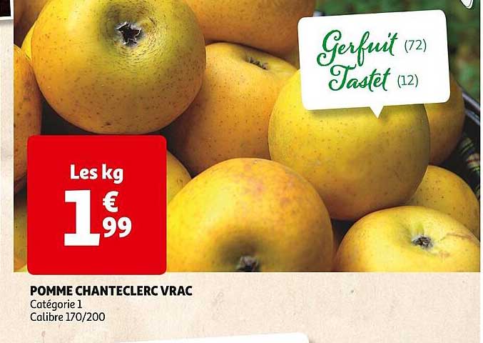 pomme chanteclerc vrac