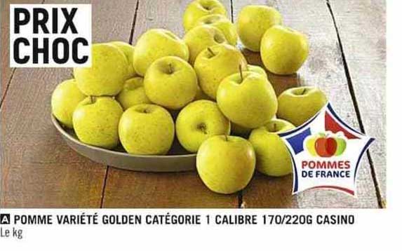 pomme variété golden