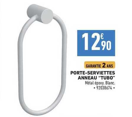 porte-serviettes anneau "tubo"