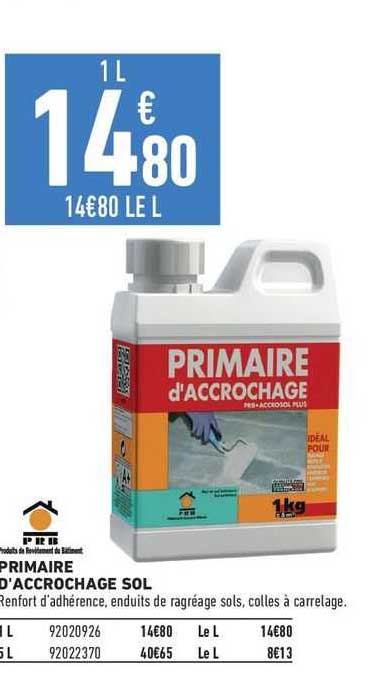 primaire d'accrochage sol
