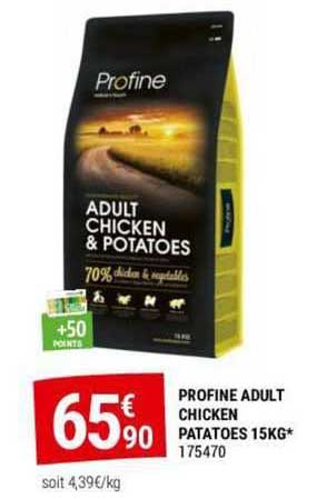 Profine Adult Chicken Patatoes 15kg