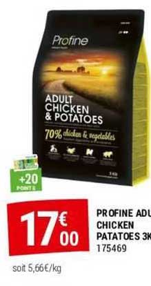 profine adult chicken potatoes 3kg