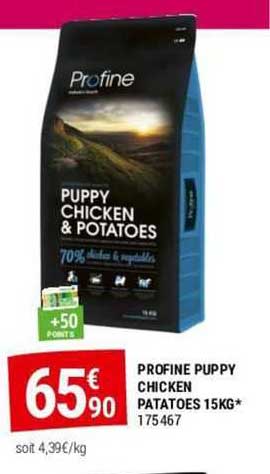 profine puppy chicken potatoes 15kg