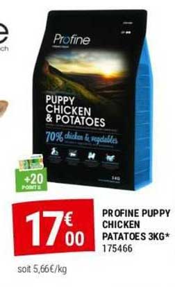 profine puppy chicken potatoes 3kg