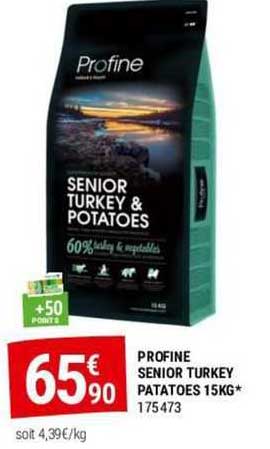 profine senior turkey potatoes 15kg