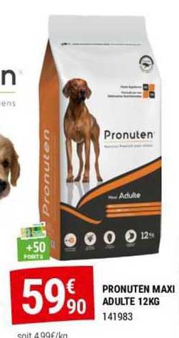 pronuten maxi adulte 12kg