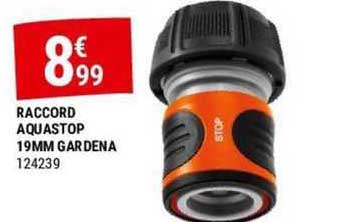 raccord aquastop 19mm gardena